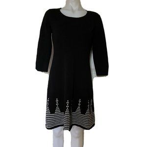 💜Womens Size M Nine West Black Sweater Dress